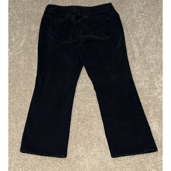 Chico's Platinum Boot Cut Fit Jeans The Ultimate Fit Black Chicos Size 2 Reg - Picture 2 of 7